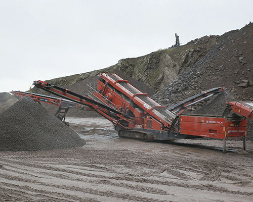 Вибрирующее грубое сито - 696 - TEREX Mobile Processing Equipment - угля / наклонное / компактное