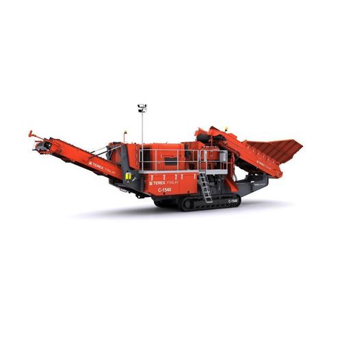 Конусная камнедробилка - C-1540 - TEREX Mobile Processing Equipment - мобильная / с дизельным двигателем / высокая производительность