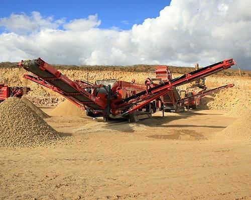 Грубое сито для сухого грохочения - 984 - TEREX Mobile Processing Equipment - для строительной площадки / для шахты / для переработки