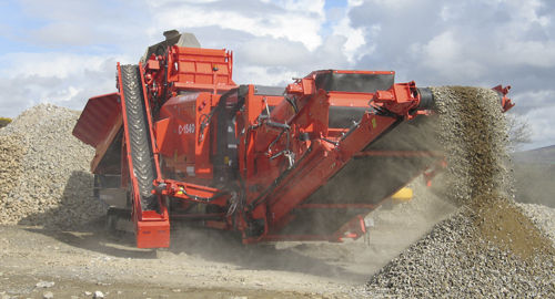 Конусный дробильно-сортировочный комплекс - C-1540RS - TEREX Mobile Processing Equipment - мобильный / гусеничный