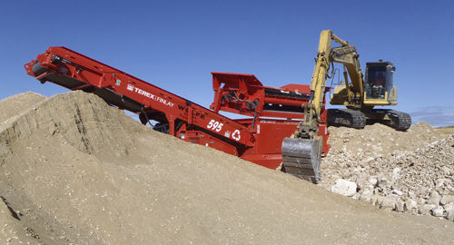 Грубое сито для шахты - 595 - TEREX Mobile Processing Equipment - мобильное / вибрирующее / для окатышей
