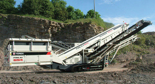 Грубое сито для шахты - 694+ - TEREX Mobile Processing Equipment - вибрирующее / мобильное / для окатышей
