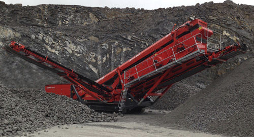 Грубое сито для шахты - 693+ - TEREX Mobile Processing Equipment - мобильное / вибрирующее / для окатышей
