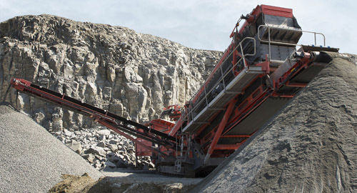 Грубое сито для переработки - 693+ Spaleck - TEREX Mobile Processing Equipment - мобильное / для сыпучих материалов / для отходов
