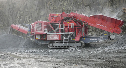 Камнедробилка с гидравлическим конусом - C-1540P - TEREX Mobile Processing Equipment - мобильная / гусеничная / высокая производительность
