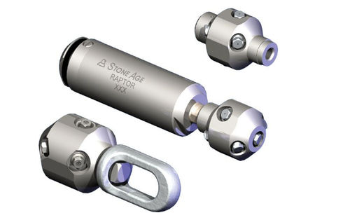 Форсунка для очистки - 3" - 12", 1 500 bar | RAPTOR - Salotech International B.V. - для воды / многоточечная / для резервуара