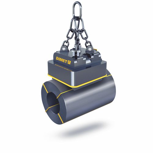 Подъемный электромагнит с электрическим переключением - EMGB SERIES - DIMET GmbH - для погрузно-разгрузочных работ / для катушки / прямоугольный