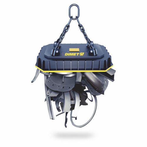Подъемный электромагнит с электрическим переключением - EMG SCRAP-В - DIMET GmbH - для погрузно-разгрузочных работ / для подъемного крана / для металлолома