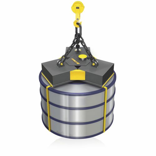 Подъемный электромагнит с электрическим переключением - EMGR SERIES - DIMET GmbH - для погрузно-разгрузочных работ / для катушки