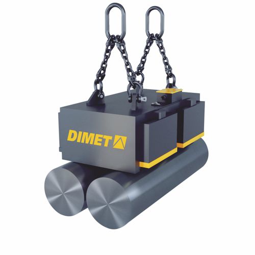 Подъемный электромагнит для погрузно-разгрузочных работ - EMGP series  - DIMET GmbH - с электрическим переключением / для катушки / для железных прутьев