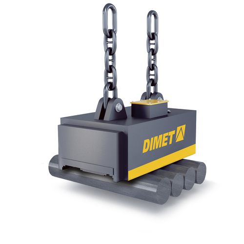 Подъемный электромагнит с электрическим переключением - EMGS series - DIMET GmbH - для обращения с металлоломом / для погрузочной техники / для листового металла