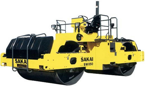 Каток тандем - 12 500 kg ( 27 560 lbs ) | SW850 - SAKAI HEAVY INDUSTRIES - вибрационный / шарнирный