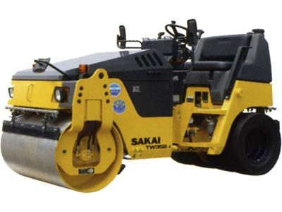 Каток смешанного типа - 2 640 kg ( 5 820 lbs ) | TW352-1 - SAKAI HEAVY INDUSTRIES - шарнирный