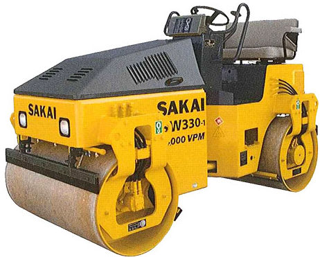 Каток смешанного типа - max. 2 750 kg ( 6 060 lbs ) | TW320-1/330-1 - SAKAI HEAVY INDUSTRIES - шарнирный