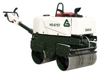 Двухвальцовый каток - 750 kg (1 655 lbs) | HS67ST - SAKAI HEAVY INDUSTRIES - ручной