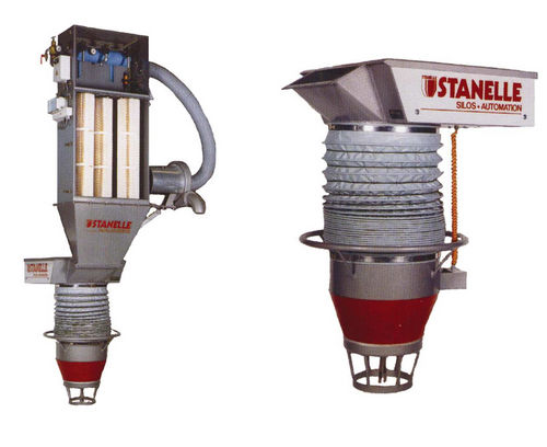 Телескопический загрузчик цистерна - ø 220 mm | QUADRO - Stanelle Silos + Automation GmbH - для грузовика / телескопический