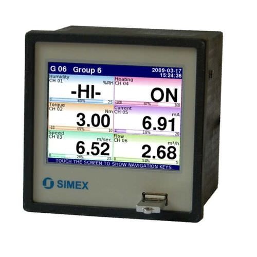 Регистратор данных для измерения температуры - PMS-110R, PMS-111R - APLISENS S.A. - USB / с экраном / многоканальный