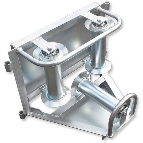 Ролик для кабеля с роликом из стали - Z 819-11.00-00/0 - Jakob Thaler GmbH - с опорной плитой