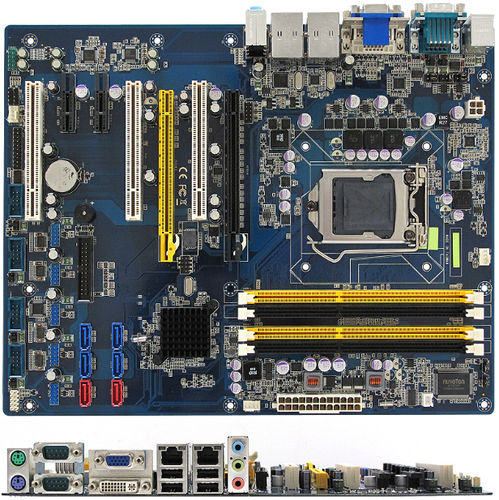 Материнская плата ATX - BC67Q - BCM Advanced Research - Intel® Core™ i series / Intel® / DDR3