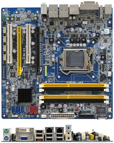 Материнская плата микро-ATX - RX67Q - BCM Advanced Research - Intel® Core™ i series / Intel® / ПЗУ