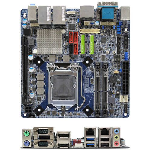 Материнская плата мини-ITX - MX110H - BCM Advanced Research - Intel® Core™ i series / Intel H110 / DDR4