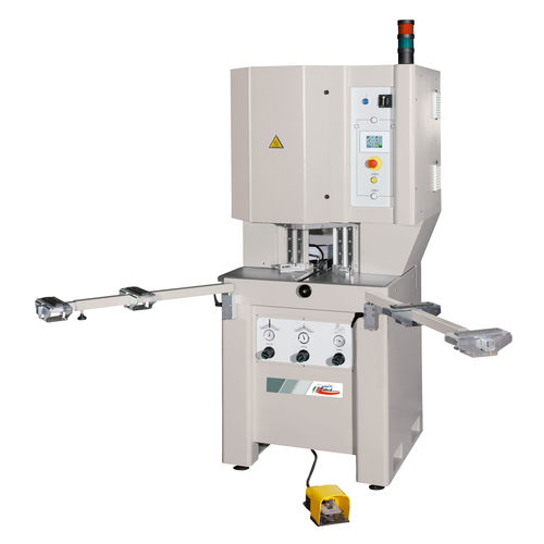 Станок для сварки с плитой для нагрева - WM1V - ABCD MACHINERY S.r.l. - контролируемый PLC / для ПВХ / с одной головкой