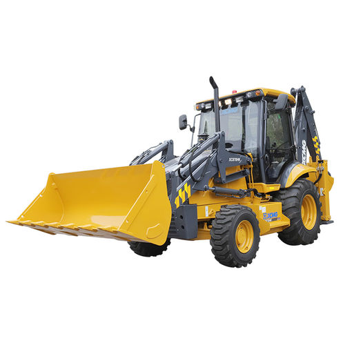 Шарнирный экскаватор-погрузчик - XC870HK - XCMG - дизельный