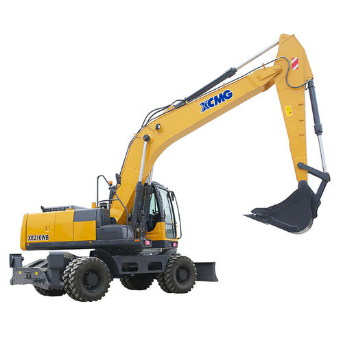 Промежуточный экскаватор - XE210WB - XCMG - на колесах / дизельный / для строительной площадки