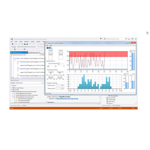 Программное обеспечение для анализа - Measurement Studio - NATIONAL INSTRUMENTS - для интерфейса / для измерений / для программирования