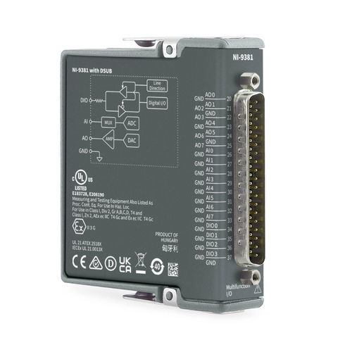 Цифровой модуль входа/выхода - NI-9381 - NATIONAL INSTRUMENTS - аналоговый / CompactRIO / 4 цифровых входа
