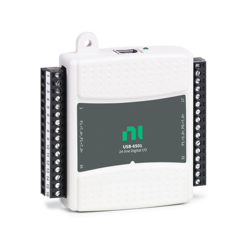 Цифровой модуль входа/выхода - USB-6501 - NATIONAL INSTRUMENTS - USB / многоканальный / подвижный