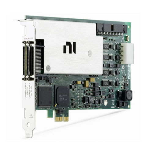 Цифровая плата E/S - PCIe-6353 - NATIONAL INSTRUMENTS - аналоговая / 4 аналоговых выхода / 32 входа / выхода