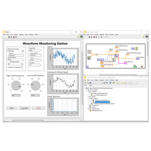 Программное обеспечение для программирования - LabVIEW - NATIONAL INSTRUMENTS - для измерений / для управления / для разработки