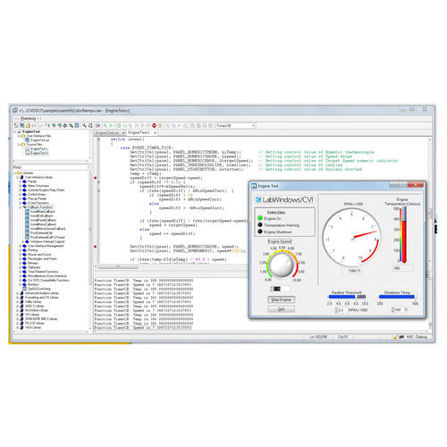 Программное обеспечение для программирования - LabWindows™/CVI - NATIONAL INSTRUMENTS - для измерений / для управления / для управления данными