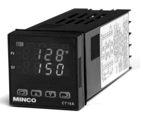 Цифровой контроллер температуры - -212 °C ... +2 320 °C | CT16A - MINCO - PID / многоконтурный
