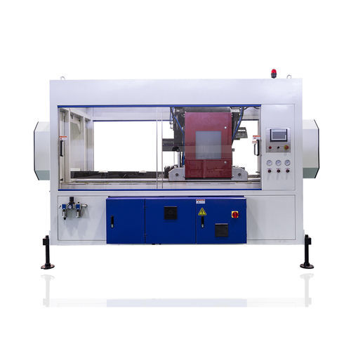 Станок для резки с ножом - DKM- EFK32 - DEKUMA Rubber and Plastic Technology - для металла / для шлангов ПВХ / контролируемый PLC