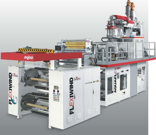 Экструзионная линия 3 слоя - Aquaflex® - Rajoo Engineers Ltd. - для использования в медицине / пленка с раздувом / для PP