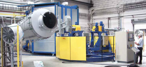 Ротоформовочная машина шаттл - ROTOSWING - Caccia Engineering S.r.l.