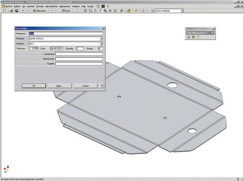 Программное обеспечение для разработки - Lantek Flex3d Inventor ® - Lantek Sheet Metal Solutions S.L. - листовой металл / 3D / 2D