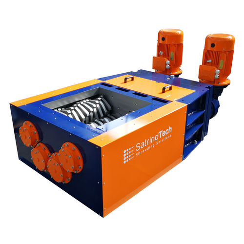 Первичный измельчитель - 4S 40-60 series - SatrindTech S.r.l - с 4 валами / для твердых и сыпучих отходов / для дерева