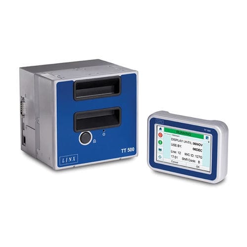 Кодер теплопередачи для упаковки - Linx TT 500 - LINX PRINTING TECHNOLOGIES LTD - для письменного стола / монохромный / гибкий