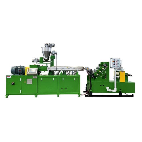 Экструдер для компаундирования - SHJ-35 - Jiangsu Xinda Tech Limited - для пластиковой пленки / двухвинтовый с совместным вращением / лабораторный