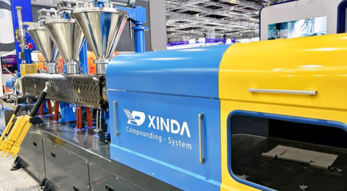Одновинтовой экструдер - SJW-140 - Jiangsu Xinda Tech Limited - для гранулирования / компактный