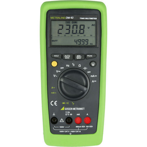Цифровой мультиметр - METRALINE DM 62 - GOSSEN METRAWATT GmbH - с линейным индикатором / переносной / 1000 В