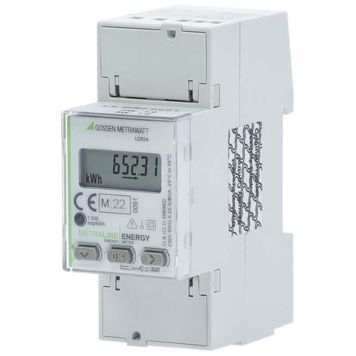 Монофазовый Электрический счетчик электроэнергии - U282 B - GOSSEN METRAWATT GmbH - на DIN-рейке / ModBUS RTU / с сертификатом MID