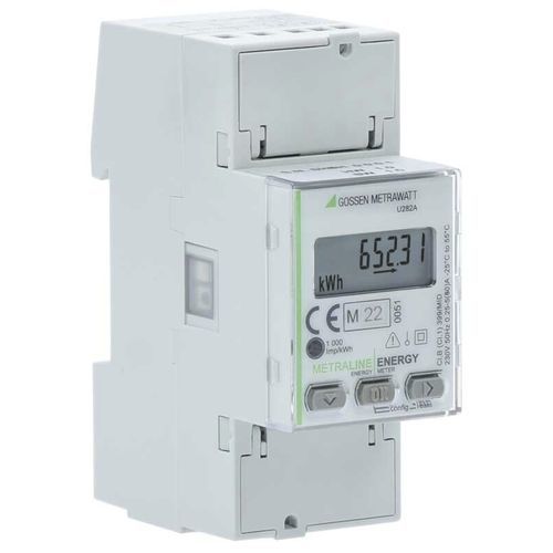 Монофазовый Электрический счетчик электроэнергии - U282 C  - GOSSEN METRAWATT GmbH - на DIN-рейке / цифровой / с сертификатом MID