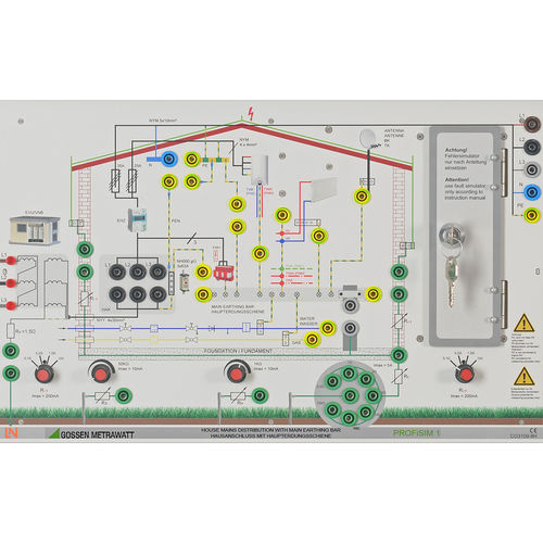 Демонстрационный стенд для электроустановки - PROFiSIM 1 - GOSSEN METRAWATT GmbH