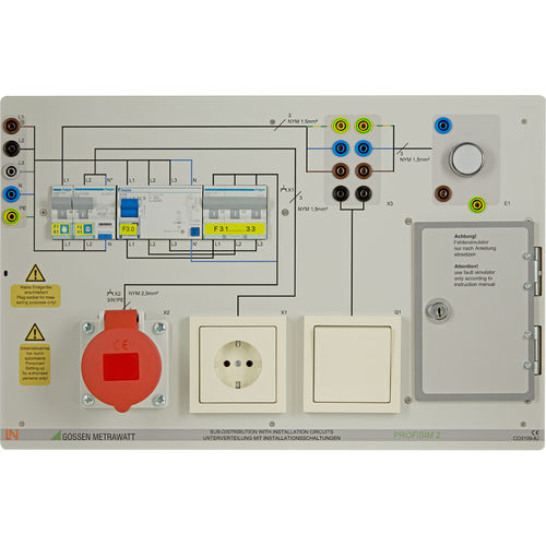 Демонстрационный стенд для электроустановки - PROFiSIM 2 - GOSSEN METRAWATT GmbH