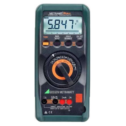 Цифровой мультиметр - METRAHIT WORLD   - GOSSEN METRAWATT GmbH - с линейным индикатором / переносной / 1000 В