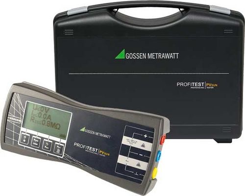 Тестер электрозащиты - PROFITEST PVsun   - GOSSEN METRAWATT GmbH - фотоэлектрический